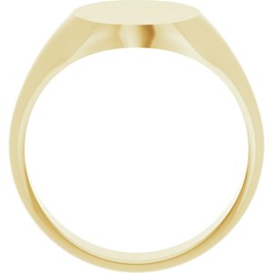 Oval Signet Ring (Style 5543)