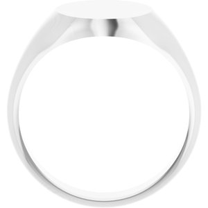 Oval Signet Ring (Style 5543)