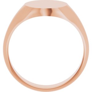 Oval Signet Ring (Style 5543)