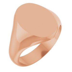 Oval Signet Ring (Style 5543)