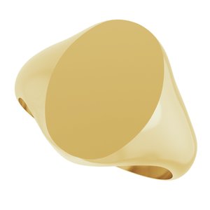 Oval Signet Ring (Style 5543)