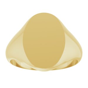 Oval Signet Ring (Style 5543)