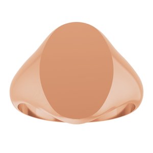 Oval Signet Ring (Style 5543)
