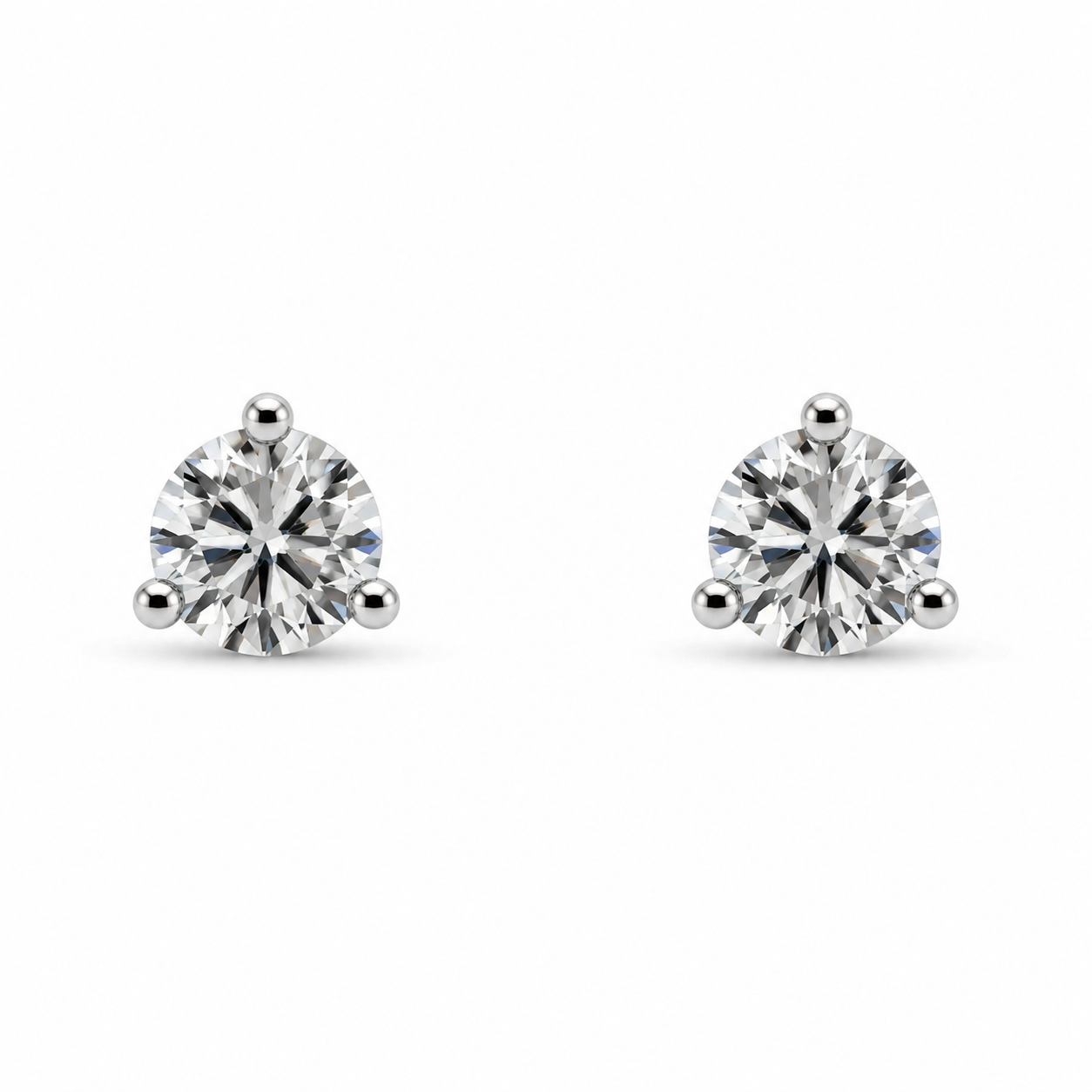 Lab Diamond Stud Earrings