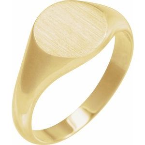 Round Signet Ring (Style 57836)