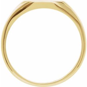 Round Signet Ring (Style 57836)