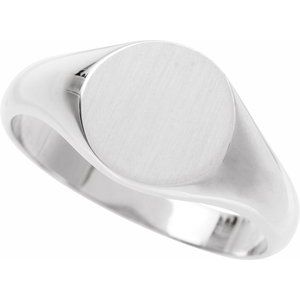 Round Signet Ring (Style 57836)