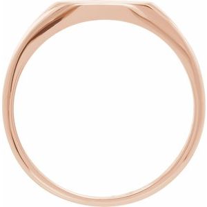 Round Signet Ring (Style 57836)