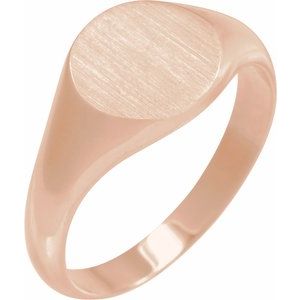 Round Signet Ring (Style 57836)