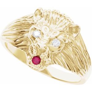 Lion Head Ring