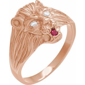 Lion Head Ring