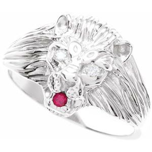 Lion Head Ring