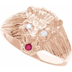 Lion Head Ring