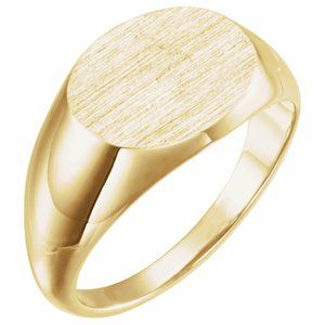 Oval Signet Ring