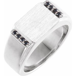 Rectangle Signet Ring (Style 9859)