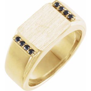 Rectangle Signet Ring (Style 9859)