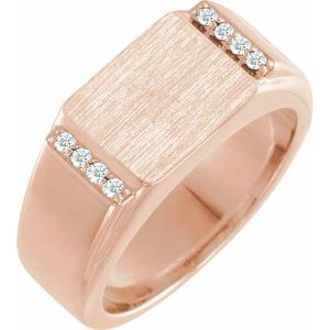 Rectangle Signet Ring (Style 9859)