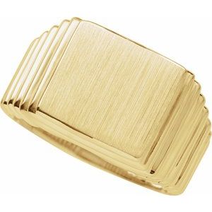 Rectangle Signet Ring