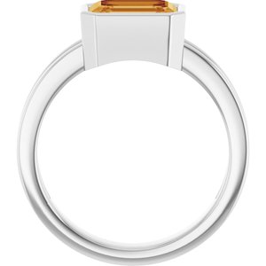 Bezel-Set Solitaire Ring (Style 72399)