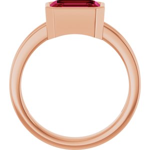 Bezel-Set Solitaire Ring (Style 72399)