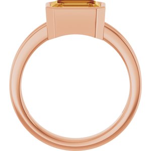 Bezel-Set Solitaire Ring (Style 72399)