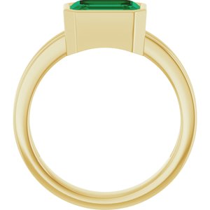 Bezel-Set Solitaire Ring (Style 72399)