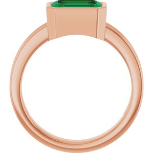 Bezel-Set Solitaire Ring (Style 72399)