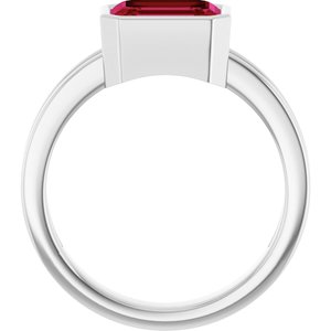 Bezel-Set Solitaire Ring (Style 72399)