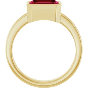 Bezel-Set Solitaire Ring (Style 72399)