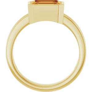 Bezel-Set Solitaire Ring (Style 72399)