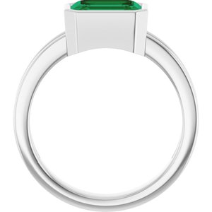 Bezel-Set Solitaire Ring (Style 72399)