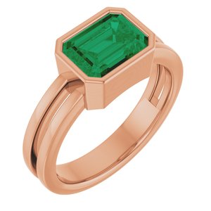 Bezel-Set Solitaire Ring (Style 72399)