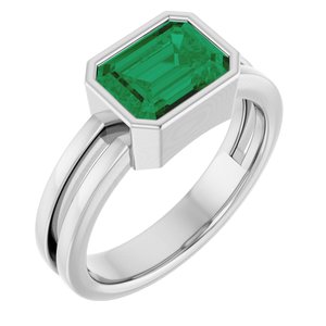 Bezel-Set Solitaire Ring (Style 72399)