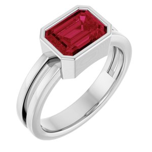Bezel-Set Solitaire Ring (Style 72399)