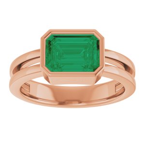 Bezel-Set Solitaire Ring (Style 72399)