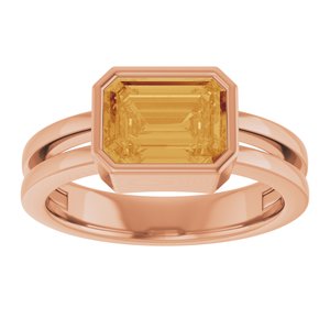 Bezel-Set Solitaire Ring (Style 72399)