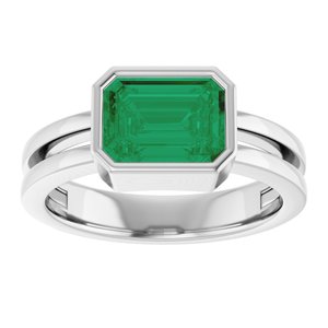 Bezel-Set Solitaire Ring (Style 72399)