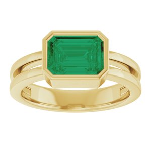 Bezel-Set Solitaire Ring (Style 72399)