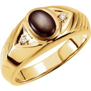 Bezel-Set Accented Ring