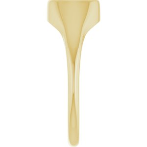 Solitaire Signet Ring