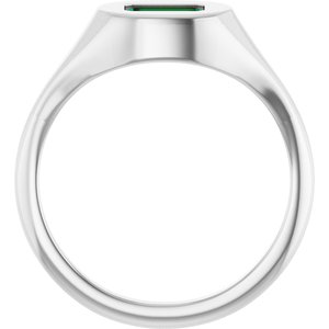 Solitaire Signet Ring