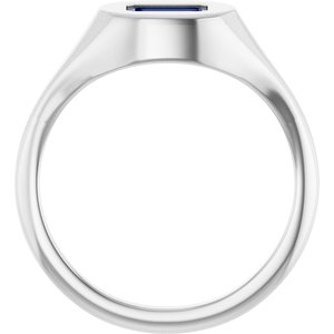 Solitaire Signet Ring