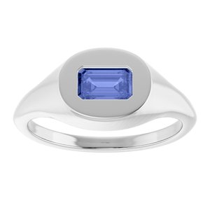 Solitaire Signet Ring