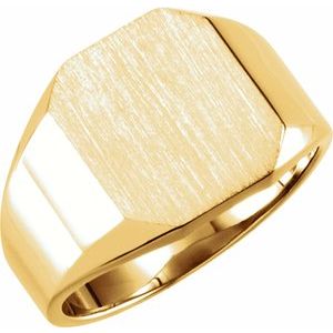 Octagon Signet Ring (Style 5669)
