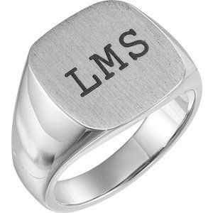Square Signet Ring (Style 9601)