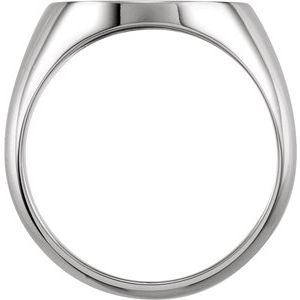 Oval Signet Ring (Style 9320)