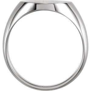 Oval Signet Ring (Style 9320)