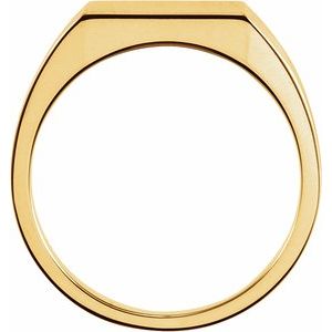 Square Signet Ring (Style 9591)