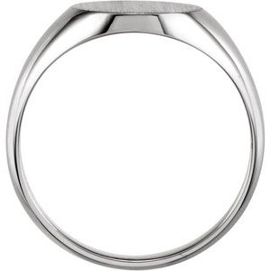 Oval Signet Ring (Style 9320)