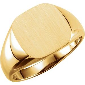 Square Signet Ring (Style 5759)